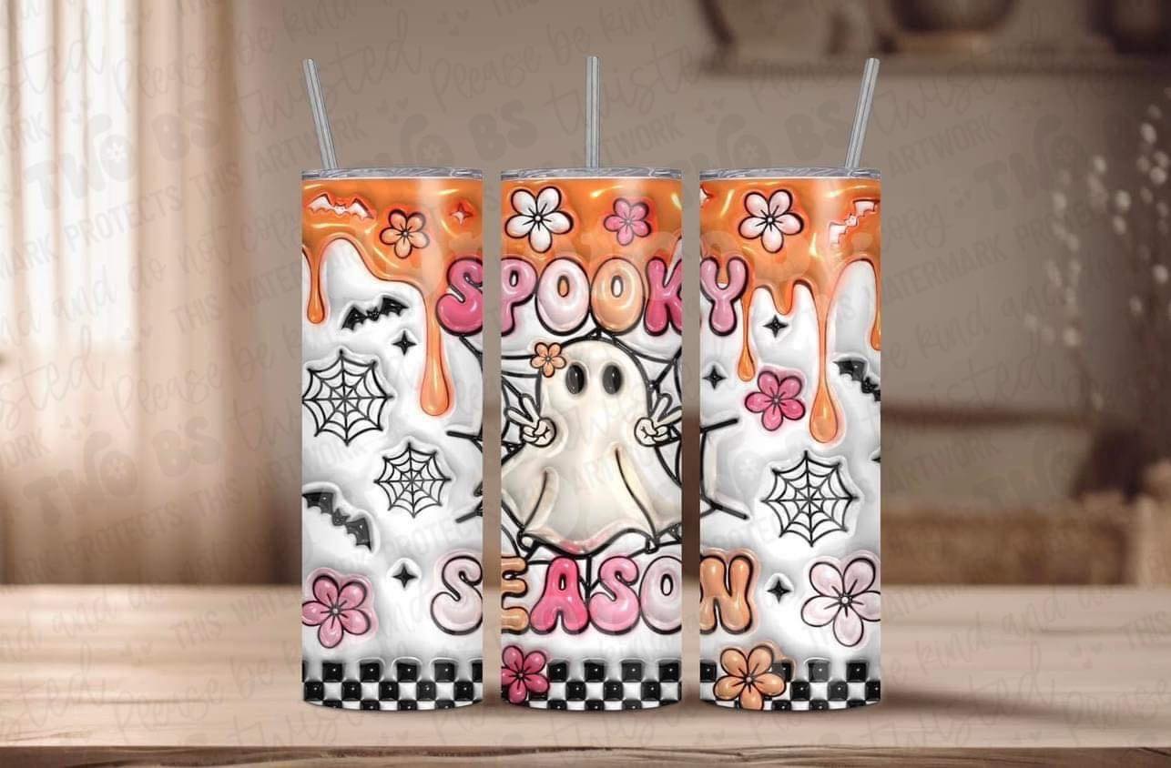 3D Spooky Season Tumbler