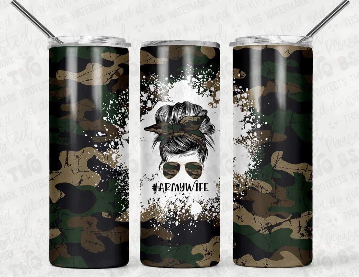 Army Wife Tumbler