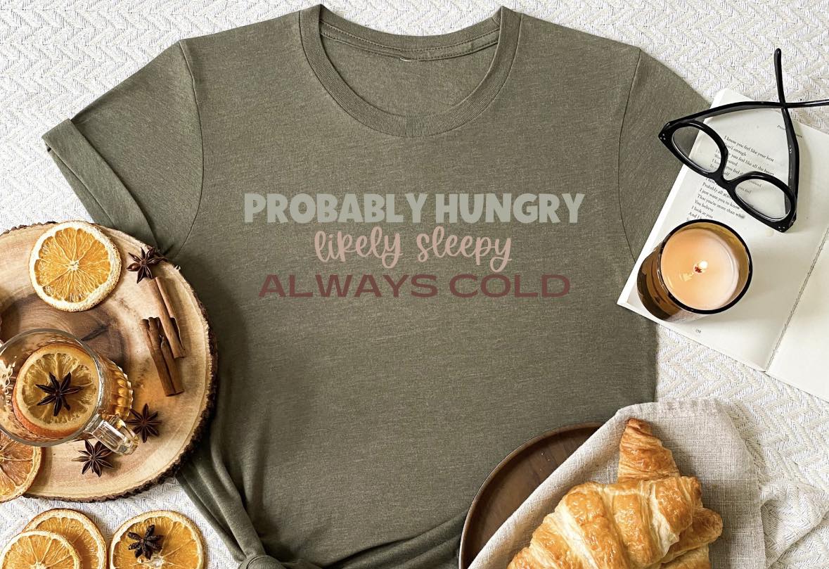 Probably Hungry Likely Sleepy Always Cold