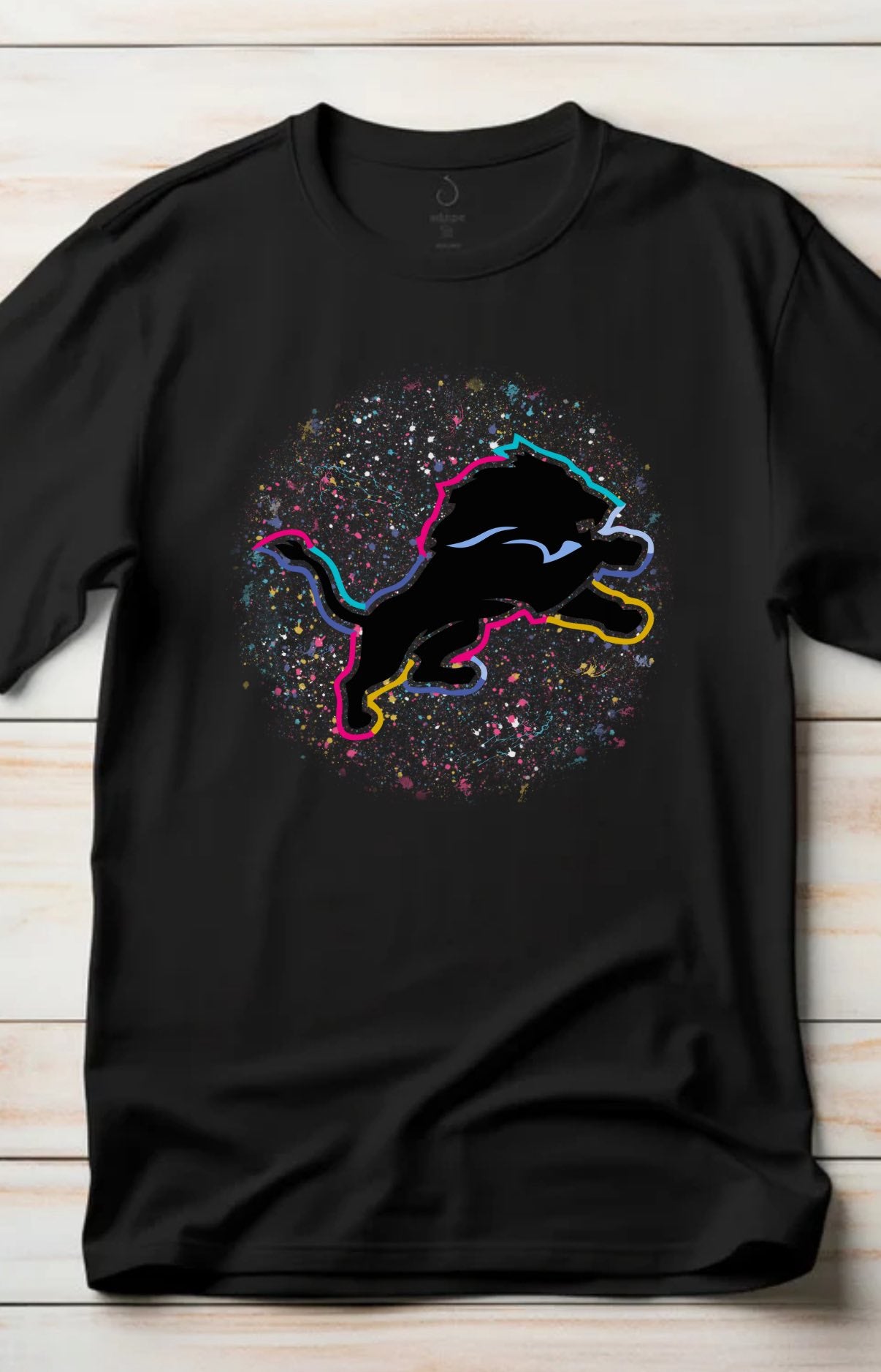 Paint Splatter Lions
