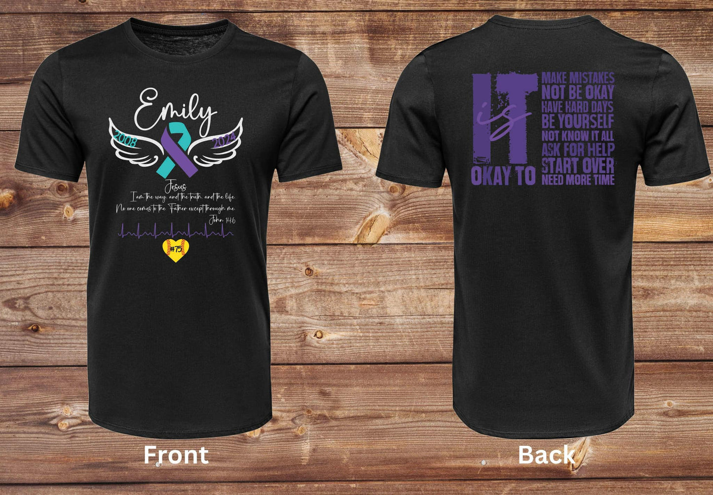 Memory Shirt Fundraiser for the family of Emily Matejovitz