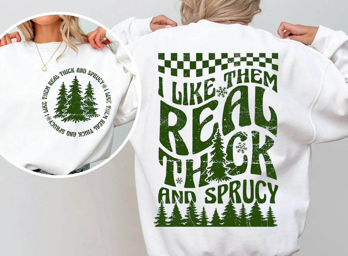 I like them real thick and sprucy