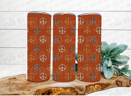 Tri-color Peace Tumbler