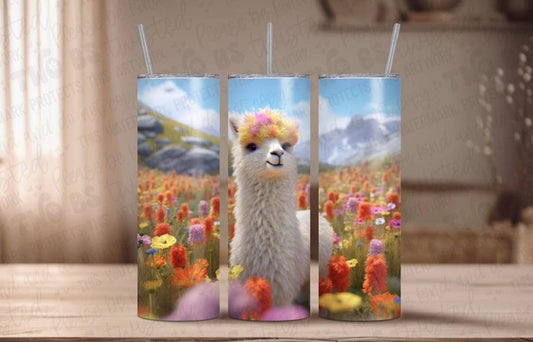 Colorful LLama Tumbler