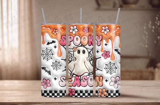 3D Spooky Season Tumbler