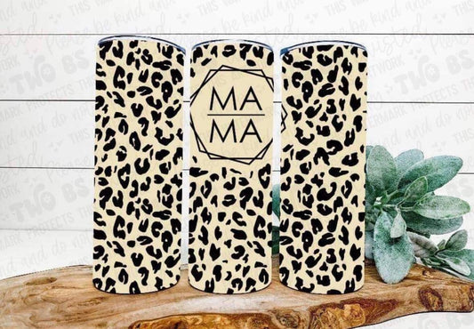 Mama Yellow Leopard Tumbler