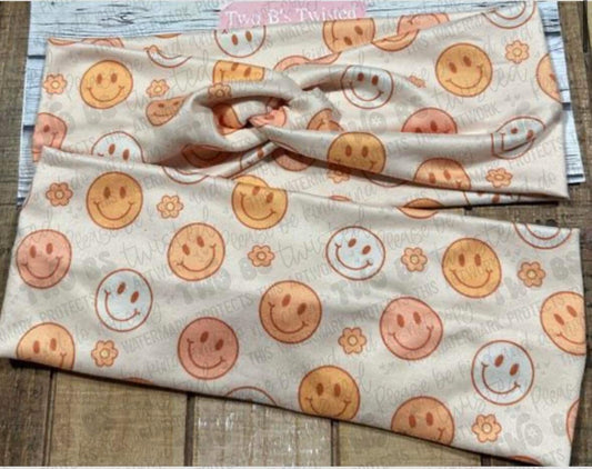 Floral Smiles Twist Headband