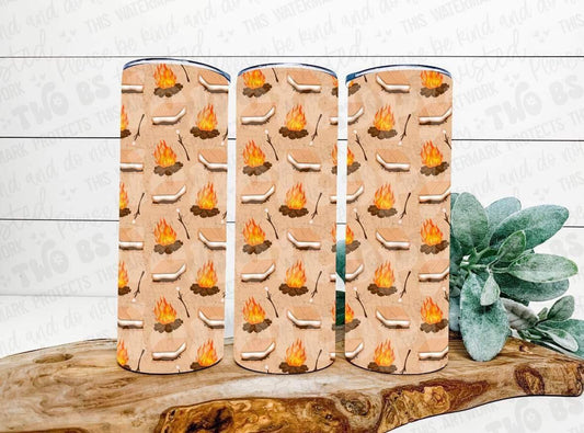 Campfire Smores Tumbler