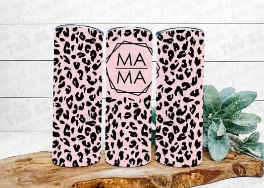 Leopard Light Pink MAMA Tumbler