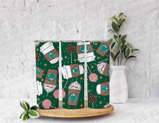 Starbucks and Cake Pops Tumbler