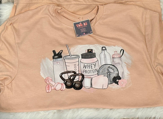 Whey Protein/Workout Gear Tee