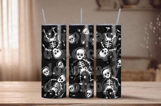 3D Skeleton Tumbler