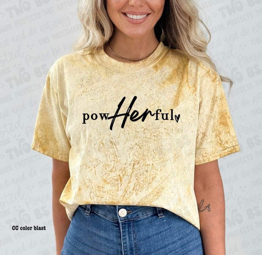 PowHERful (front and back)